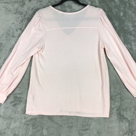 Gibson Women’s Sweater Medium Pink V-Neck Blouson Sleeve Pullover NWOT - Picture 16 of 16